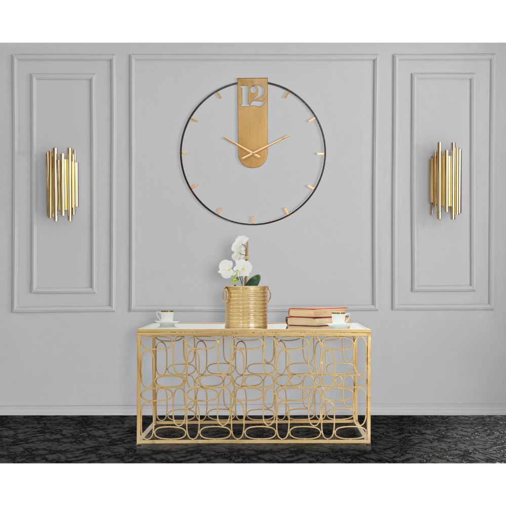 MAURO FERRETTI Goldy Wall Clock 60x4.5 cm