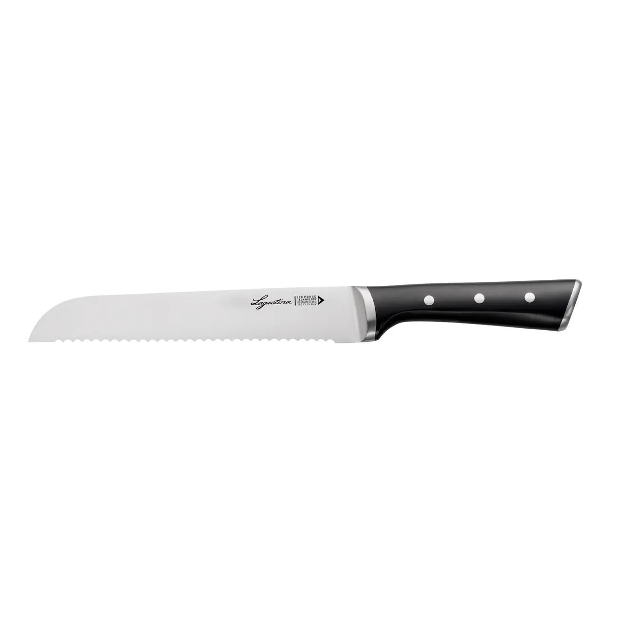 LAGOSTINA Iceforce Bread Knife 20cm Stainless Steel Double Rivet Ergonomic Handle