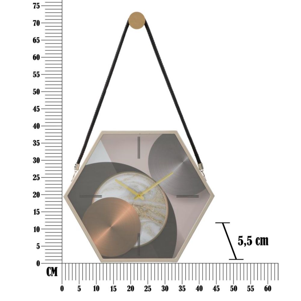 MAURO FERRETTI Blis Wall Clock 45x5.5x39 cm
