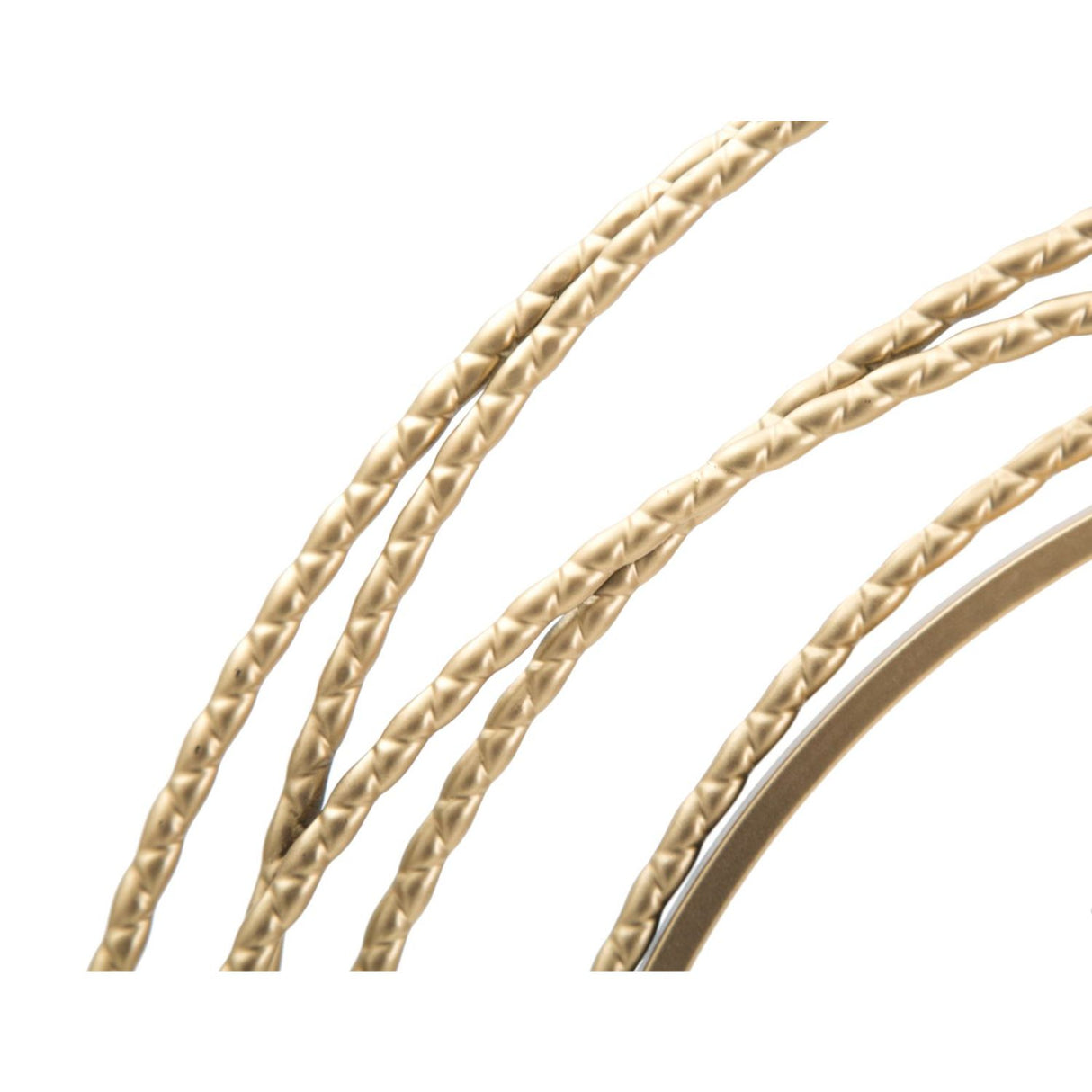 MAURO FERRETTI Gold Strips Wall Clock 50x4 cm