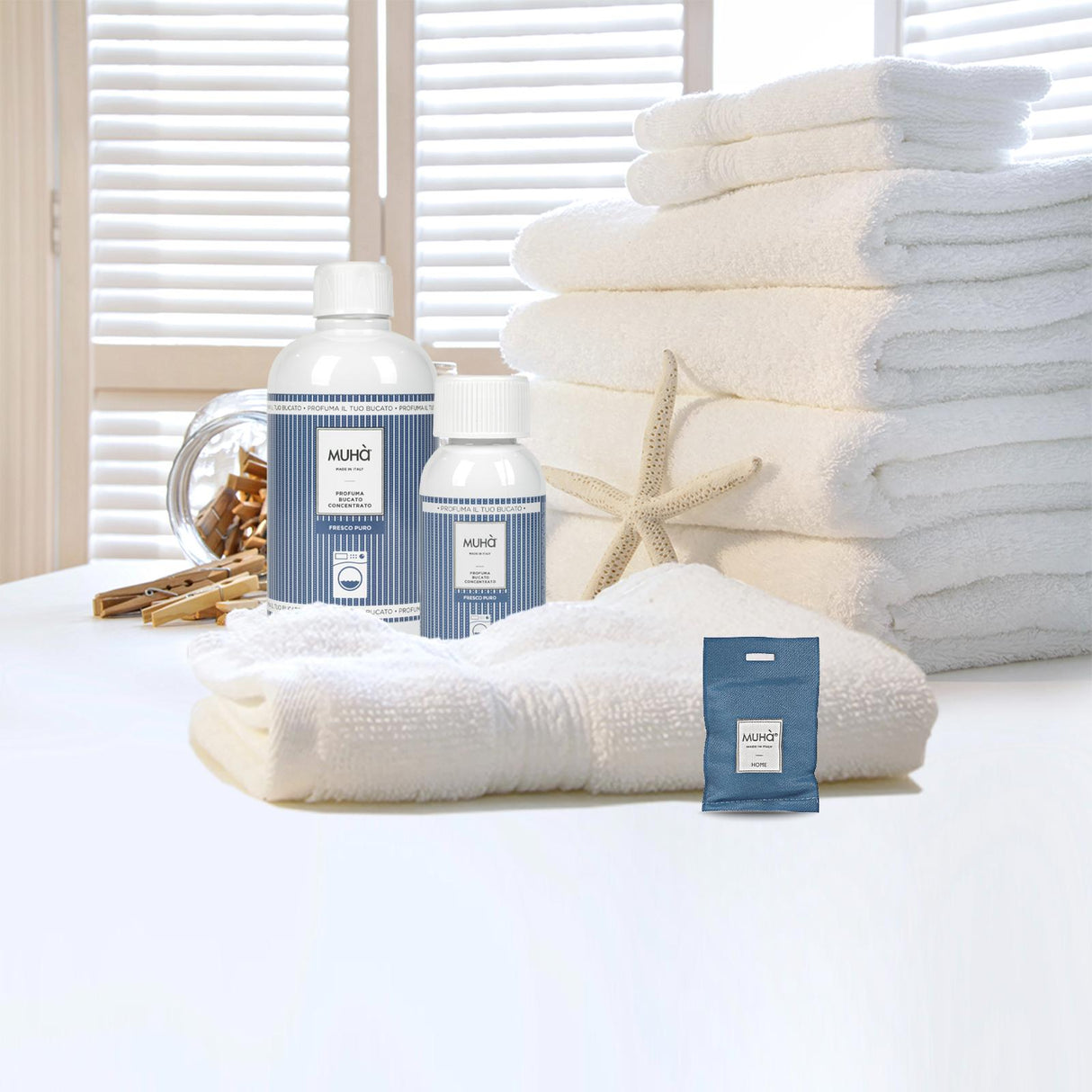 MUHA' Washing Machine Laundry Perfume 100ml Pure Fresh