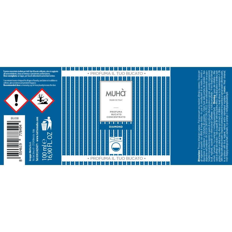 MUHA' Washing Machine Laundry Perfume 100ml Diamond