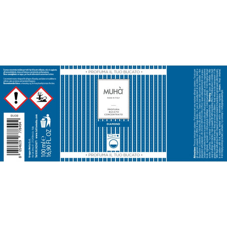 MUHA' Profumo Bucato Lavatrice 100ml Diamond