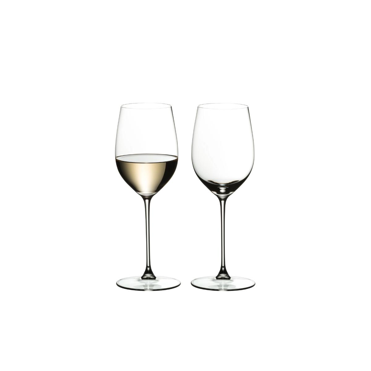 RIEDEL Veritas Calice Vino Bianco Chardonnay Set 2 Pezzi 381ml Cristallo
