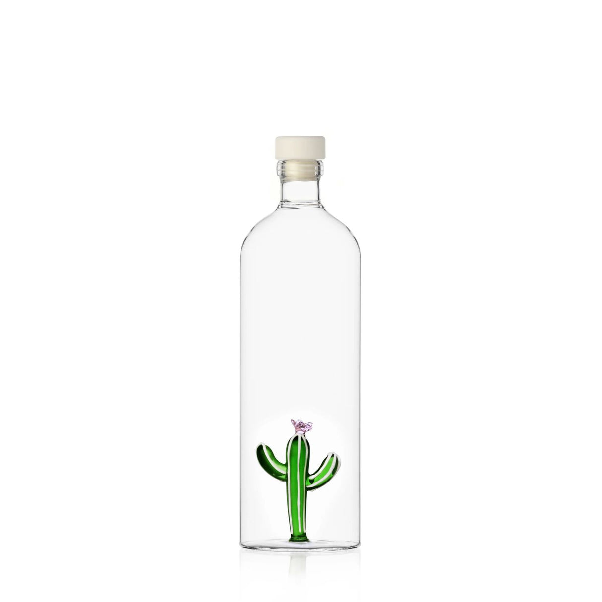 ICHENDORF Desert Plants Cactus Green Cactus Bottle 28cm 1.15 lt Borosilicate Glass