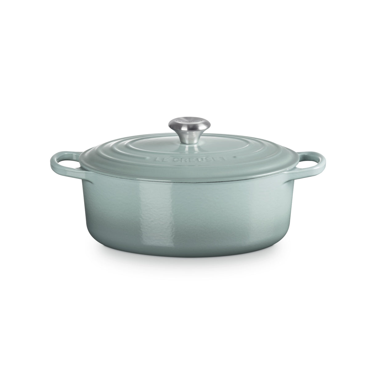 LE CREUSET Cocotte Ovale Evolution 29cm Salvia Ghisa Vetrificata