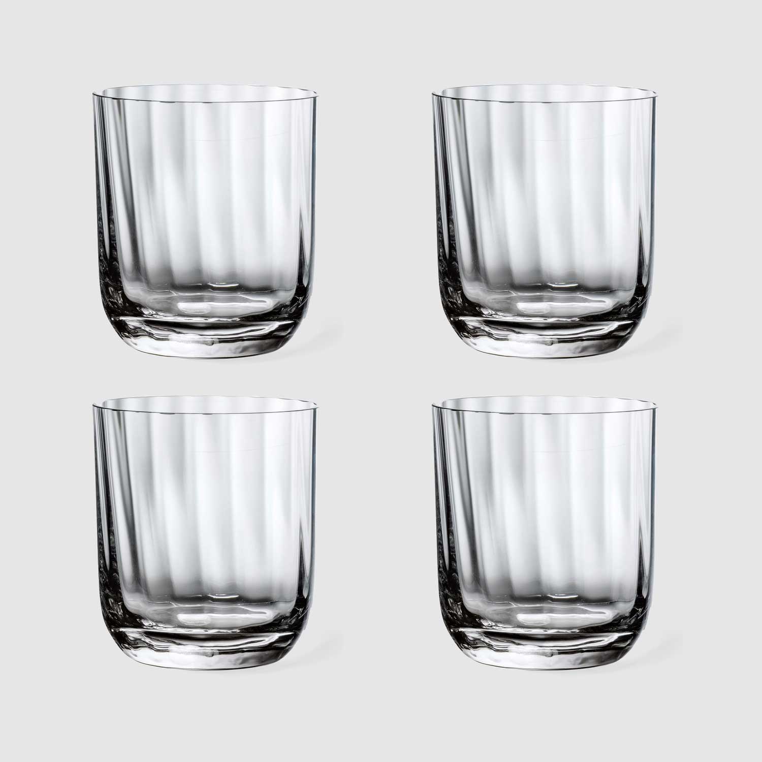 VILLEROY & BOCH Rose Garden Bicchiere da Acqua Set 4 Pezzi 250ml Cristallo Ottico