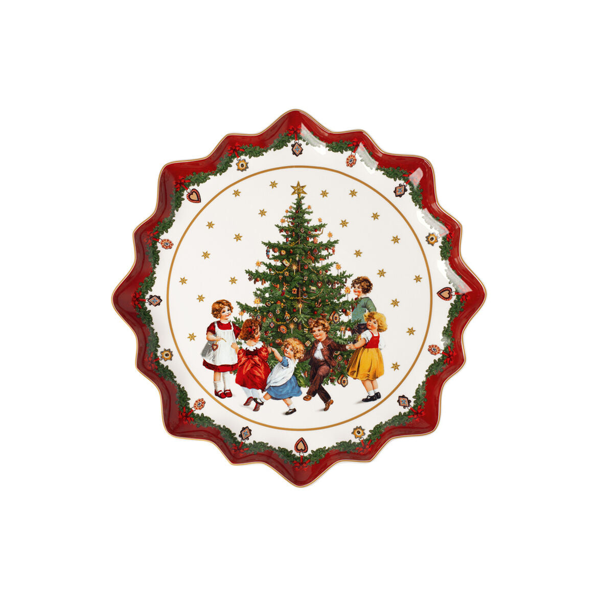 VILLEROY & BOCH Toy's Fantasy Piatto Pasticcini Bambini 39cm Tavola di Natale