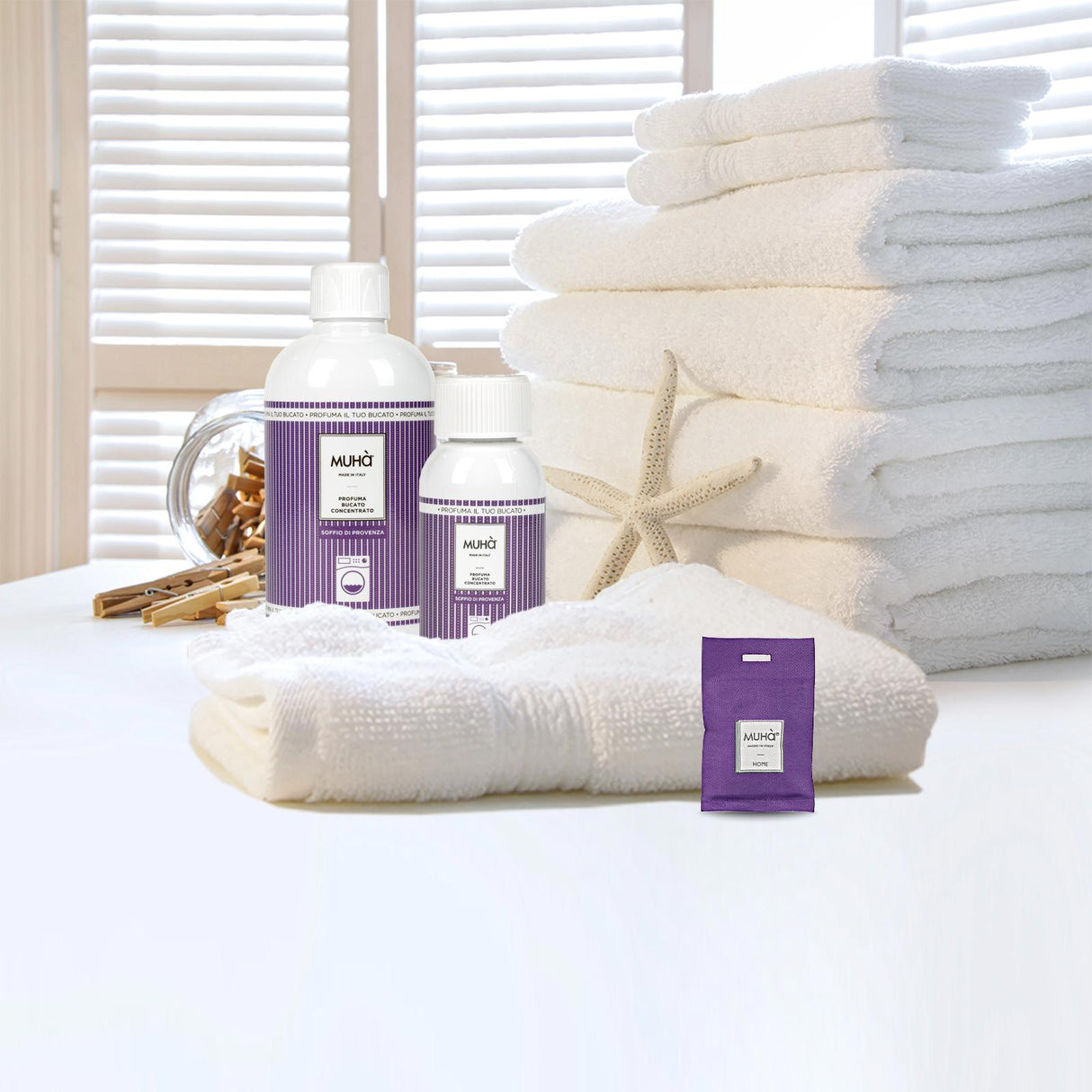 MUHA' Profumo Bucato Lavatrice 400ml Soffio di Provenza