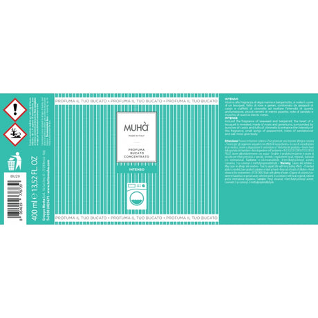 MUHA' Profumo Bucato Lavatrice 400ml Intenso
