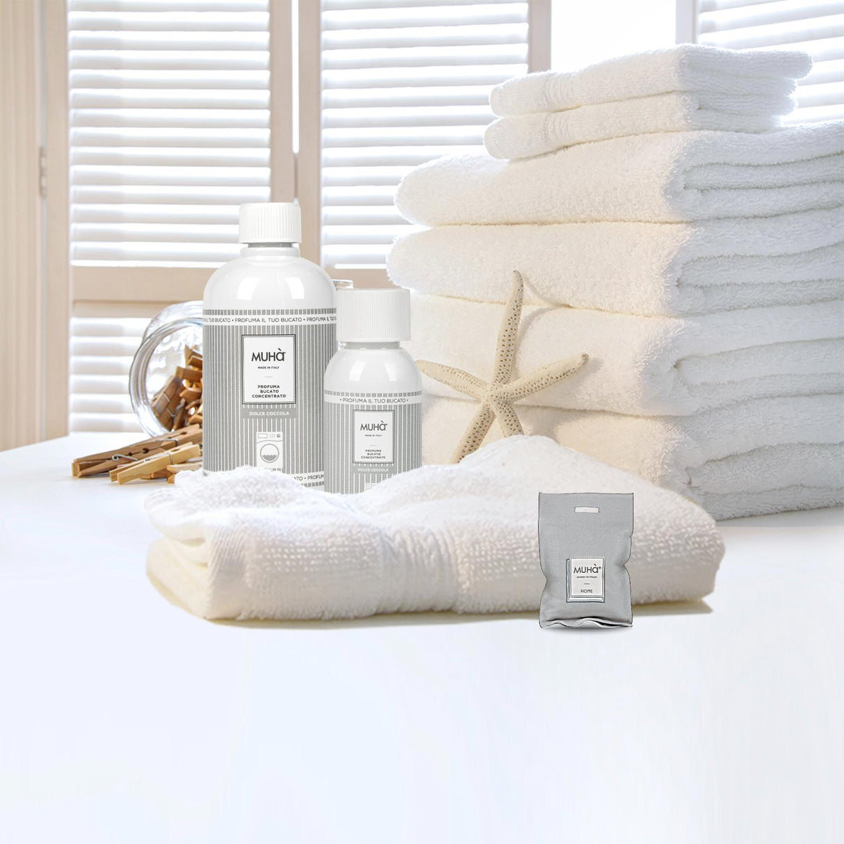 MUHA' Profumo Bucato Lavatrice 400ml Dolce Coccola