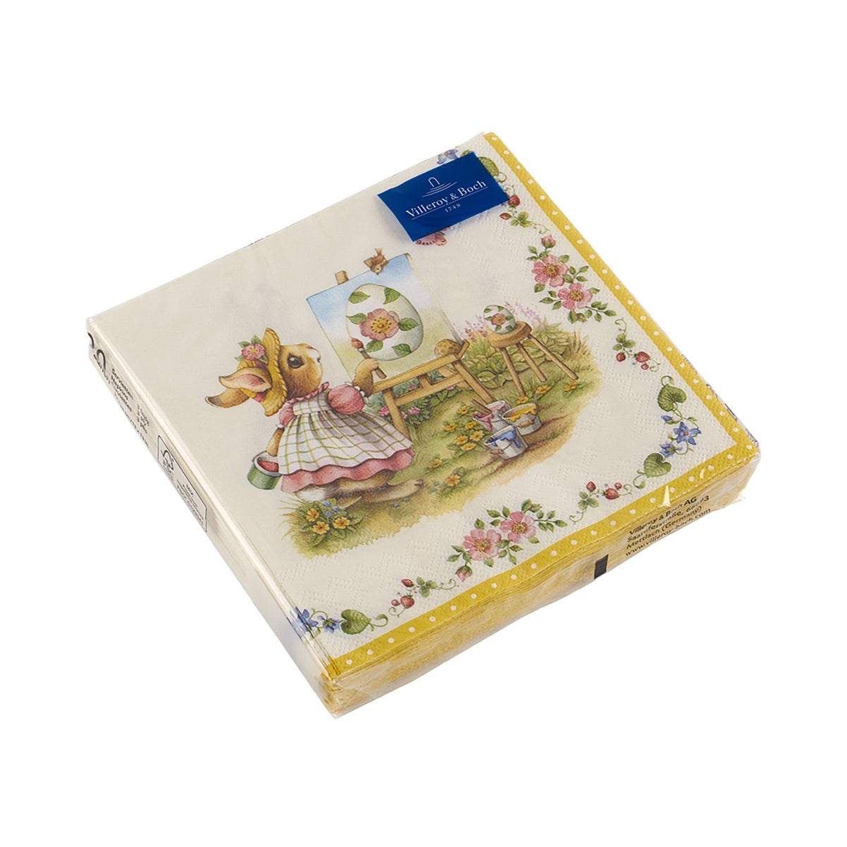 VILLEROY & BOCH Spring Fantasy Tovaglioli Coniglietta 20 Pezzi 33x33cm Carta