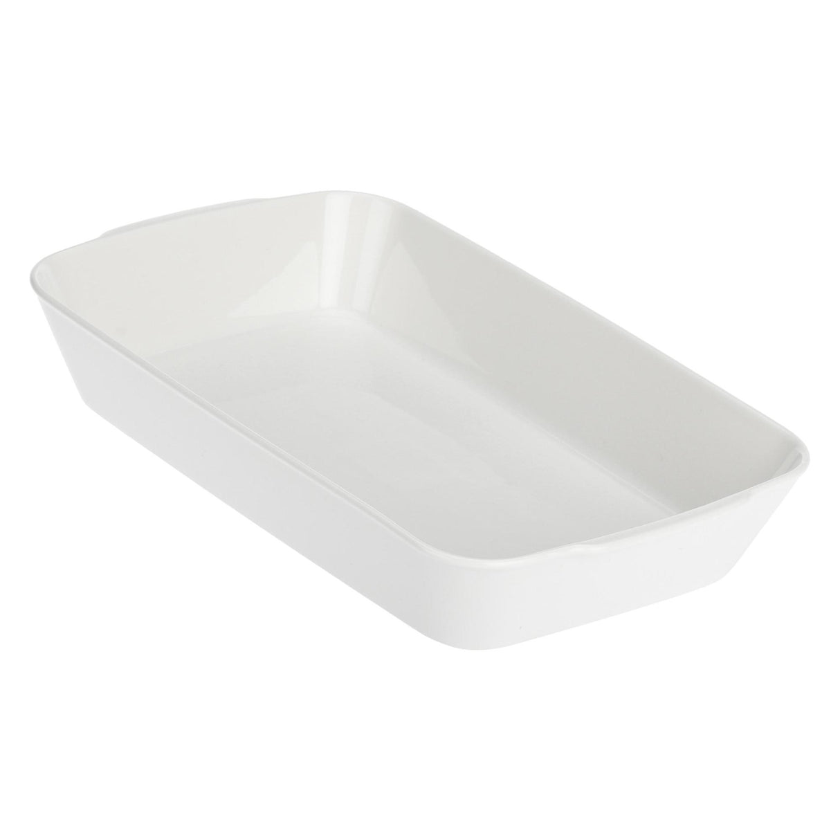 LA PORCELLANA BIANCA Anghiari Teglia Rettangolare Stondata 35x22cm Porcellana