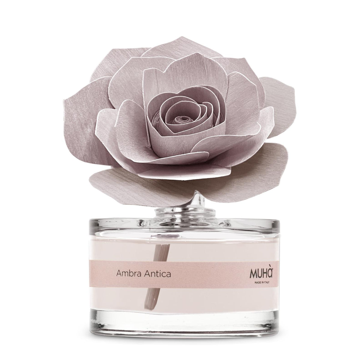 MUHA' Profumatore D'Ambiente Diffusore Rosa 50ml Ambra Antica