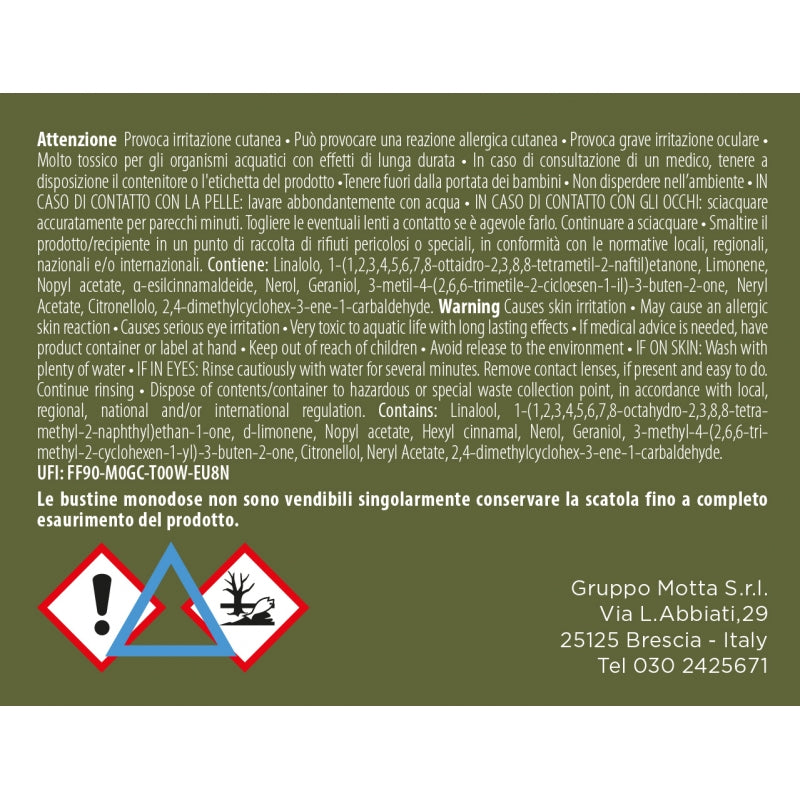 MUHA' Vacuum Cleaner Perfume Set of 5 Sachets of Supreme Must