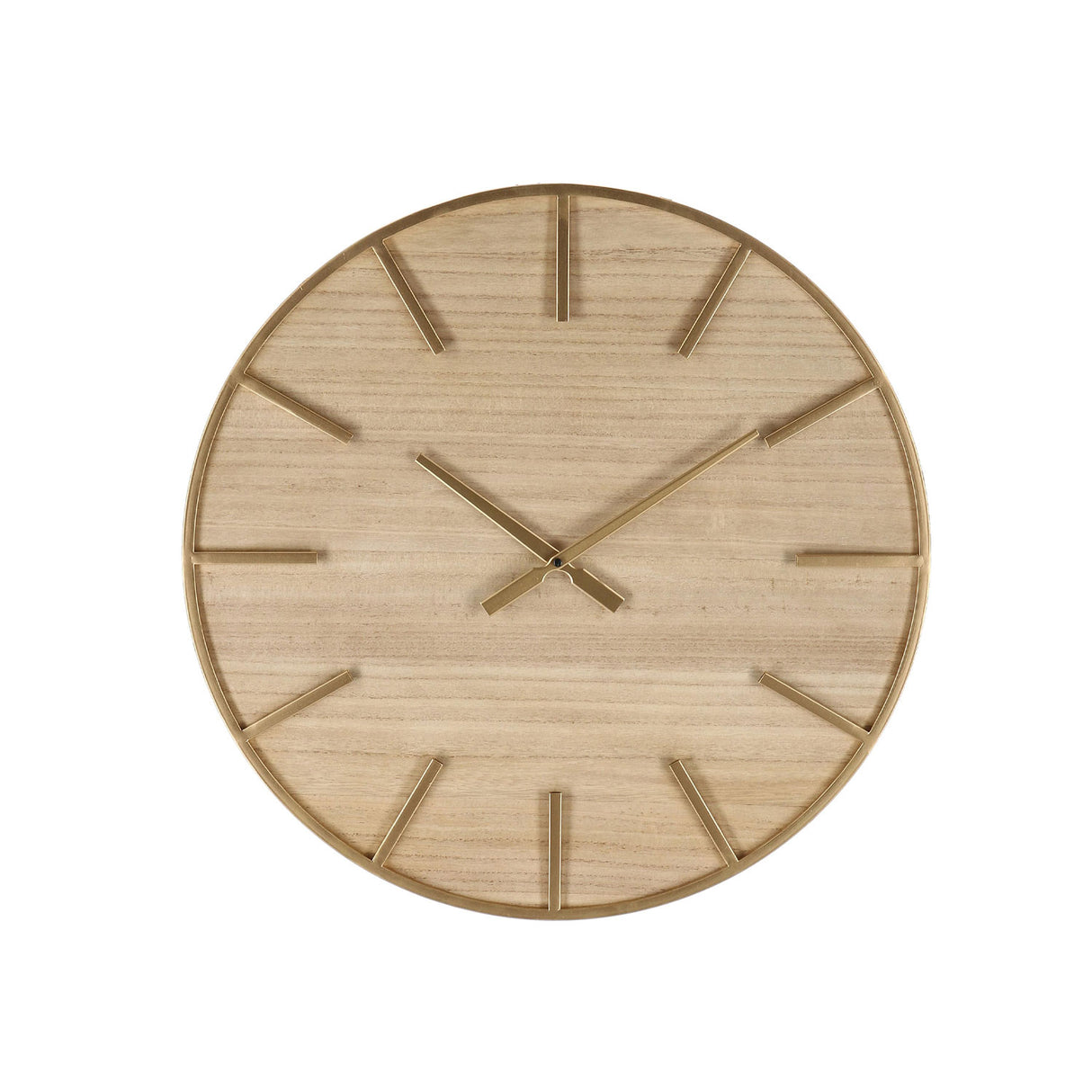 BIZZOTTO Orologio da Parete Kylian Naturale Oro 60cm