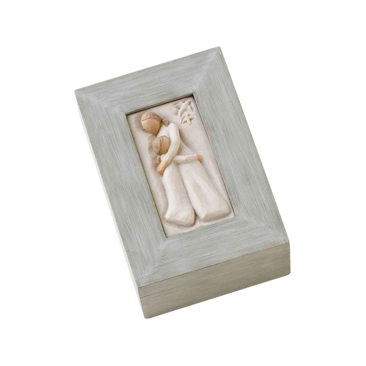 WILLOW TREE Scatola Box Porta Oggetti Madre e Figlia 13,5x9cm Resina