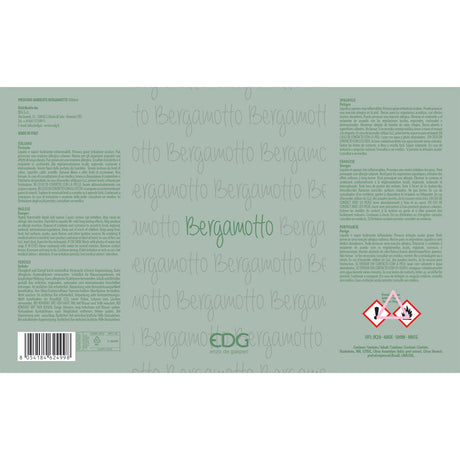 EDG Ricarica Refill Lux Profumatore Diffusore 1 Litro Bergamotto