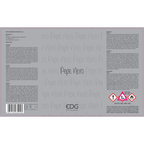 EDG Ricarica Refill Lux Profumatore Diffusore 1 Litro Pepe Nero