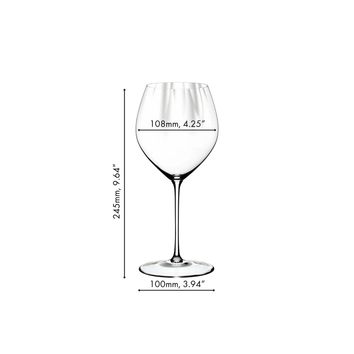 RIEDEL Performance Chardonnay White Wine Glass Set 2 Pieces 727ml Crystal