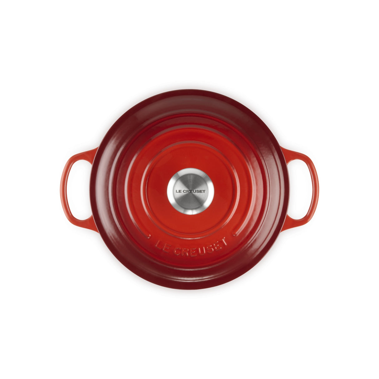 LE CREUSET Cocotte Round Evolution 24cm Cherry Glazed Cast Iron