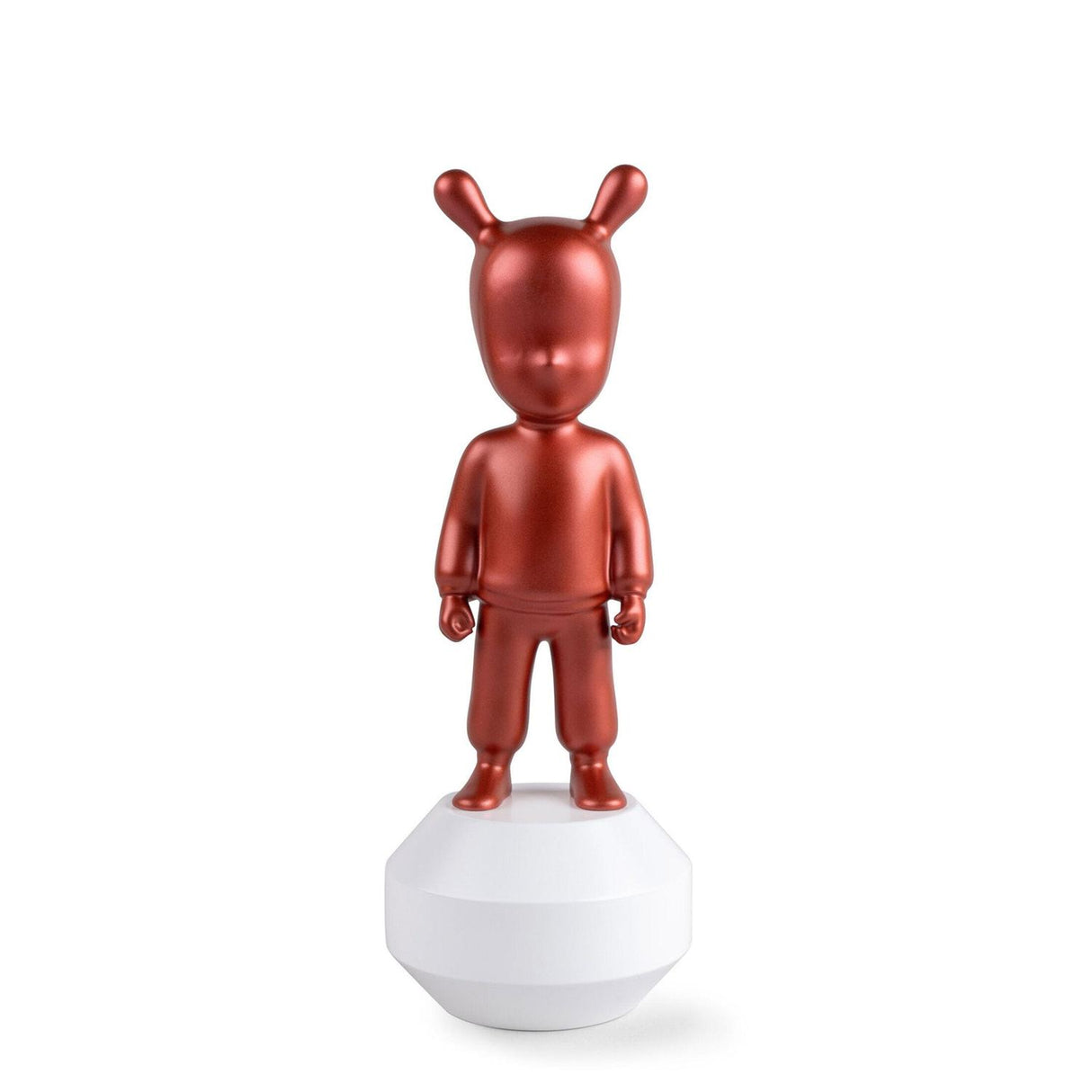 LLADRO' Figurina The Metallic Red Guest Piccolo 30x11cm Porcellana