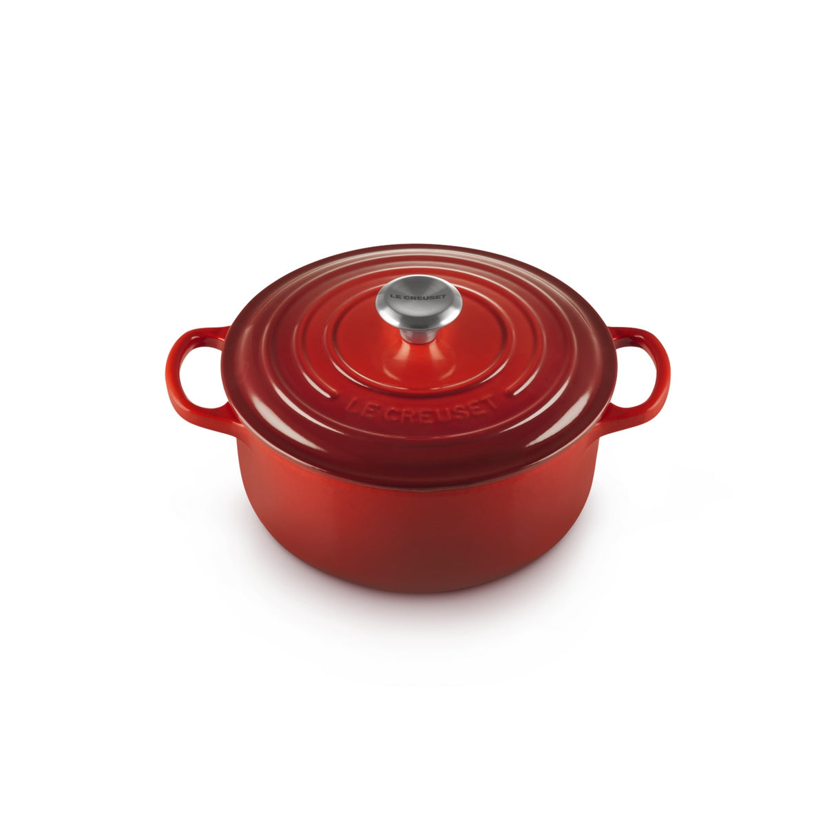 LE CREUSET Cocotte Rotonda Evolution 20cm Ciliegia Ghisa Vetrificata