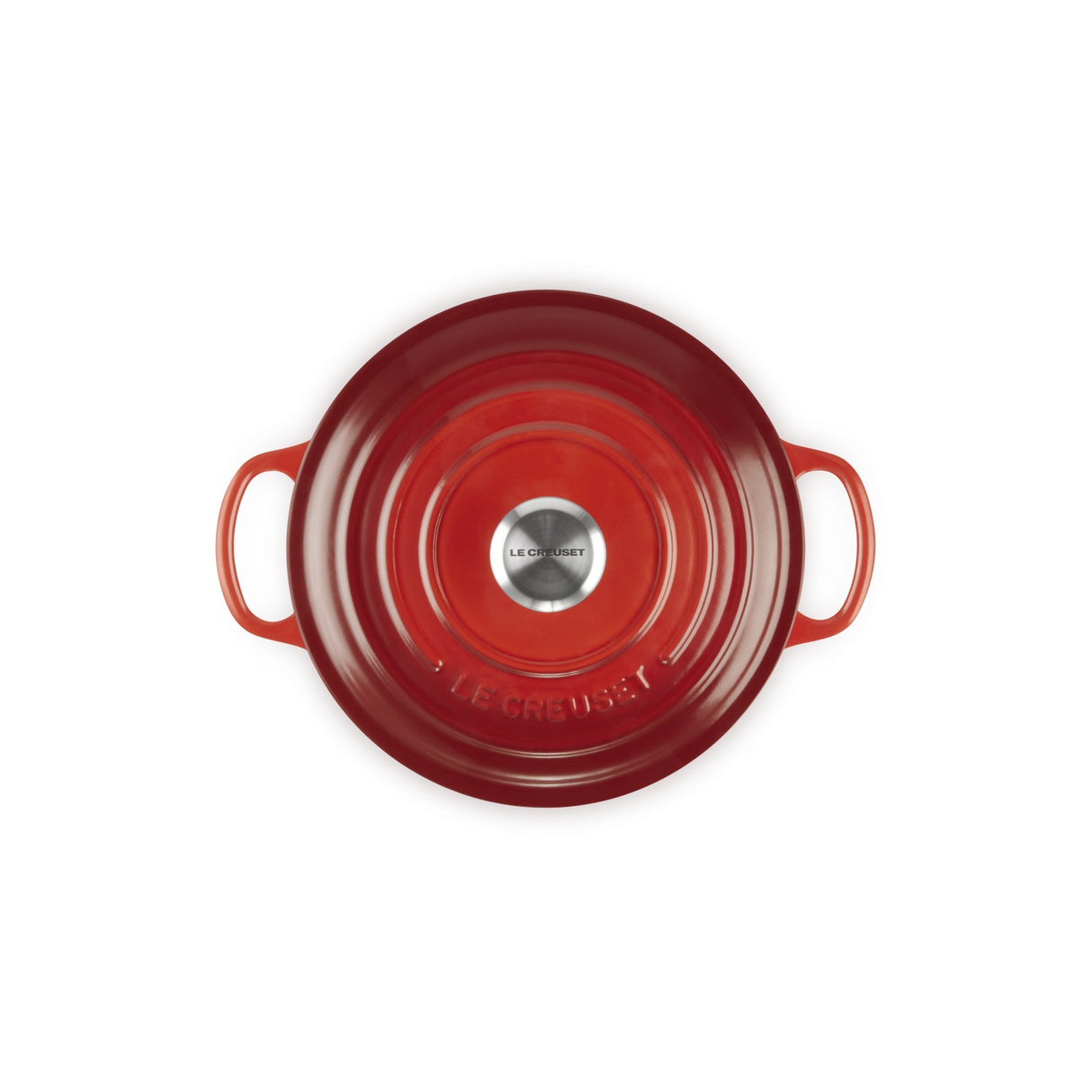 LE CREUSET Cocotte Rotonda Evolution 20cm Ciliegia Ghisa Vetrificata