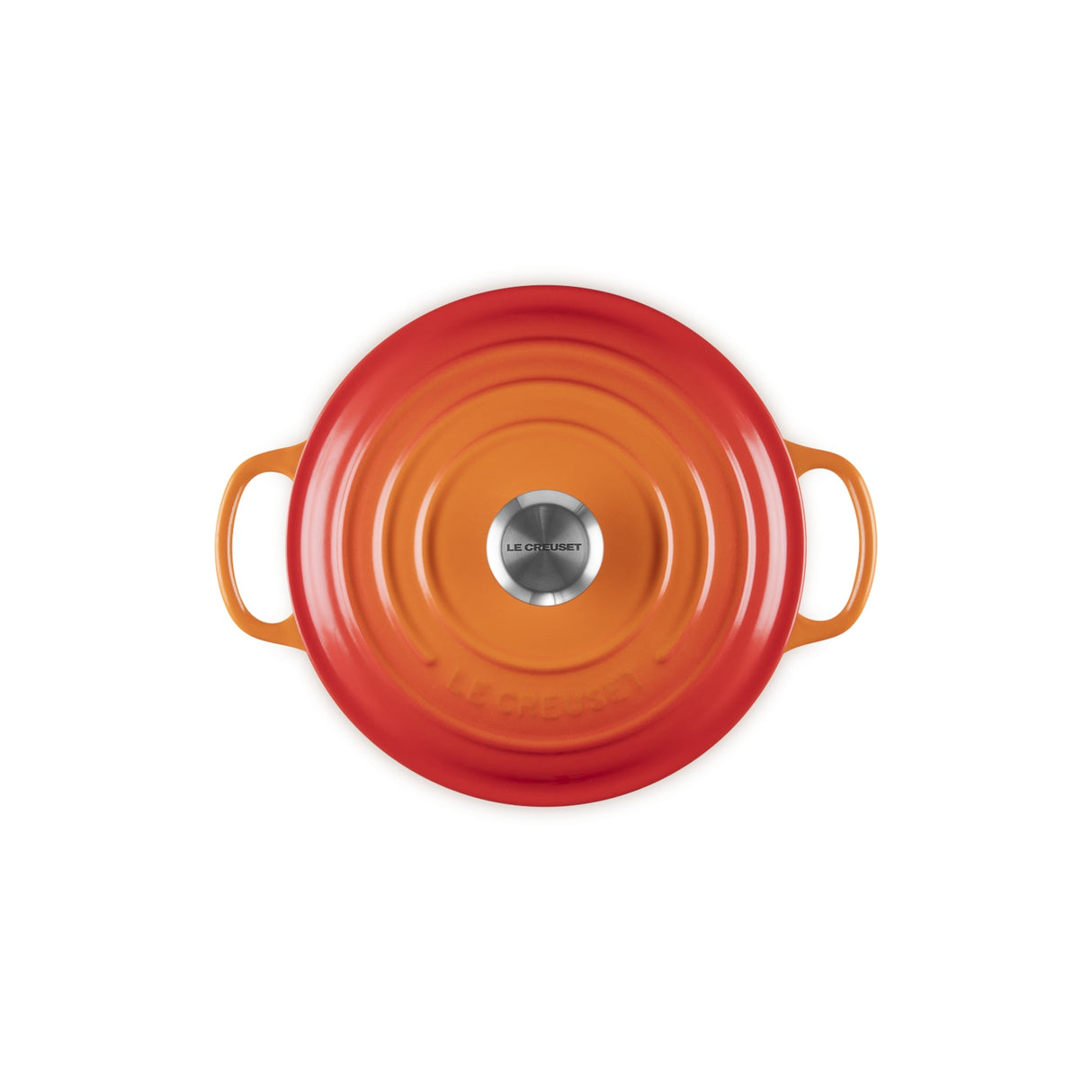LE CREUSET Cocotte Round Evolution 20cm Orange Glazed Cast Iron