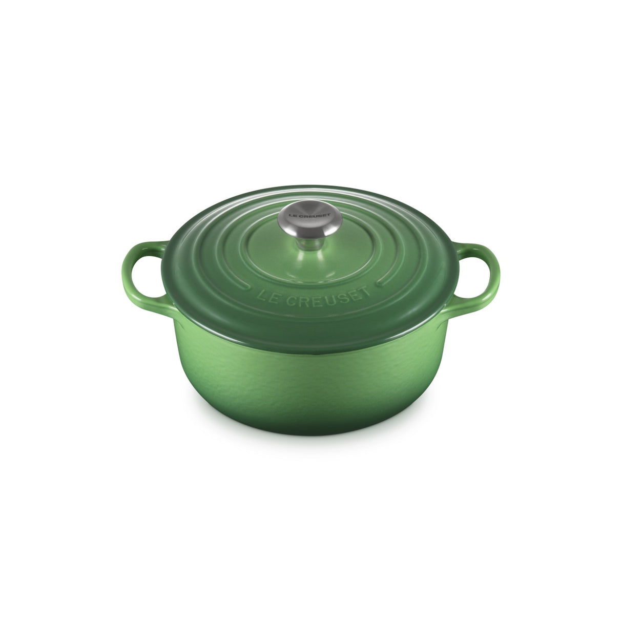 LE CREUSET Cocotte Round Evolution 20cm Green Bamboo Glazed Cast Iron