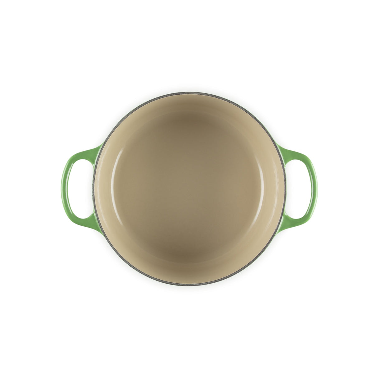 LE CREUSET Cocotte Rotonda Evolution 24cm Verde Bamboo Ghisa Vetrificata