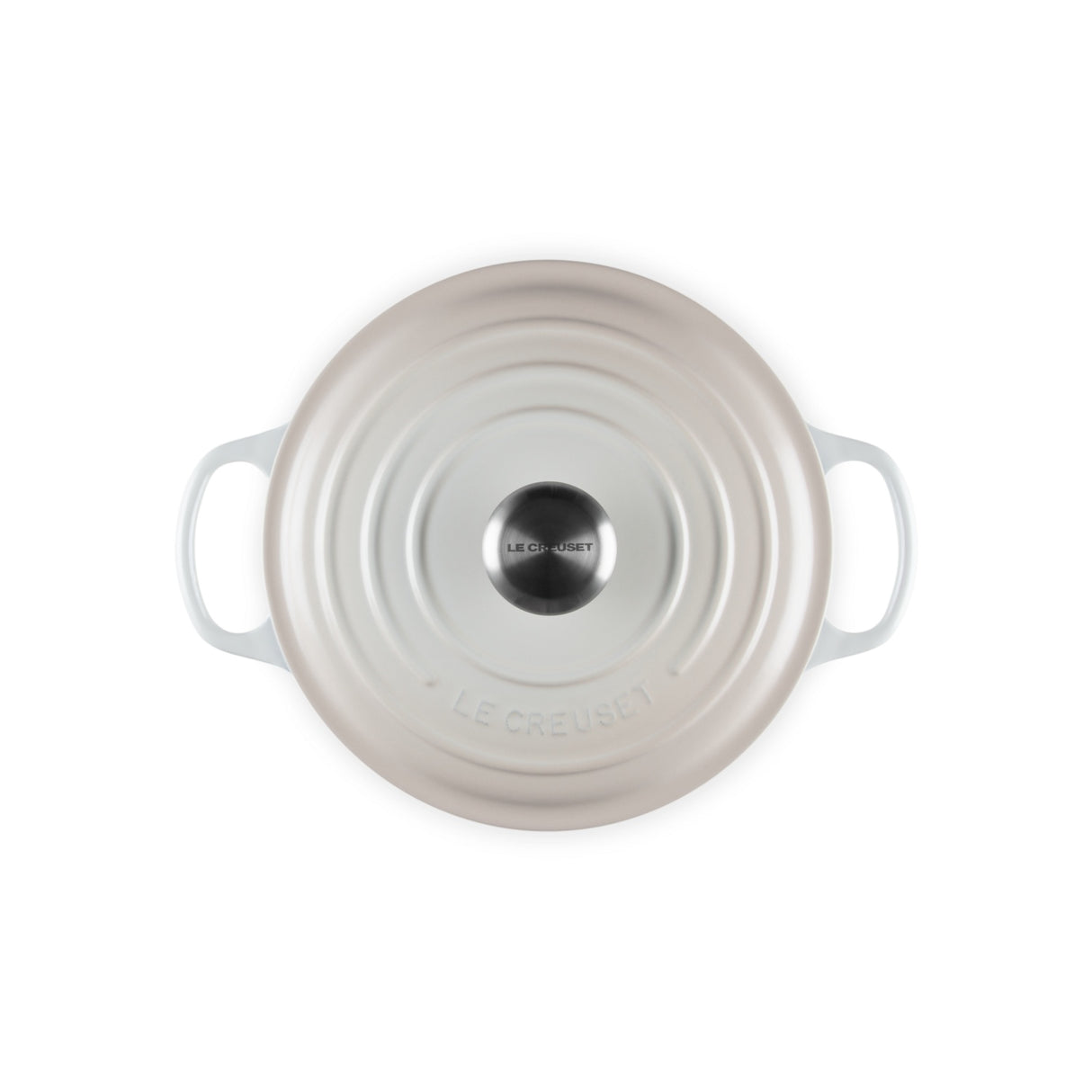 LE CREUSET Cocotte Rotonda Evolution 24cm Meringa Ghisa Vetrificata