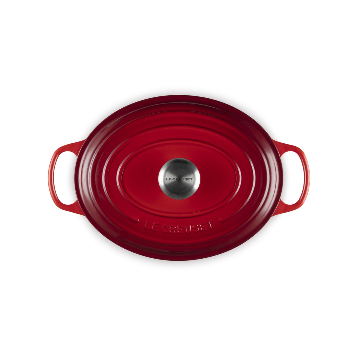 LE CREUSET Cocotte Ovale Evolution 29cm Ciliegia Ghisa Vetrificata