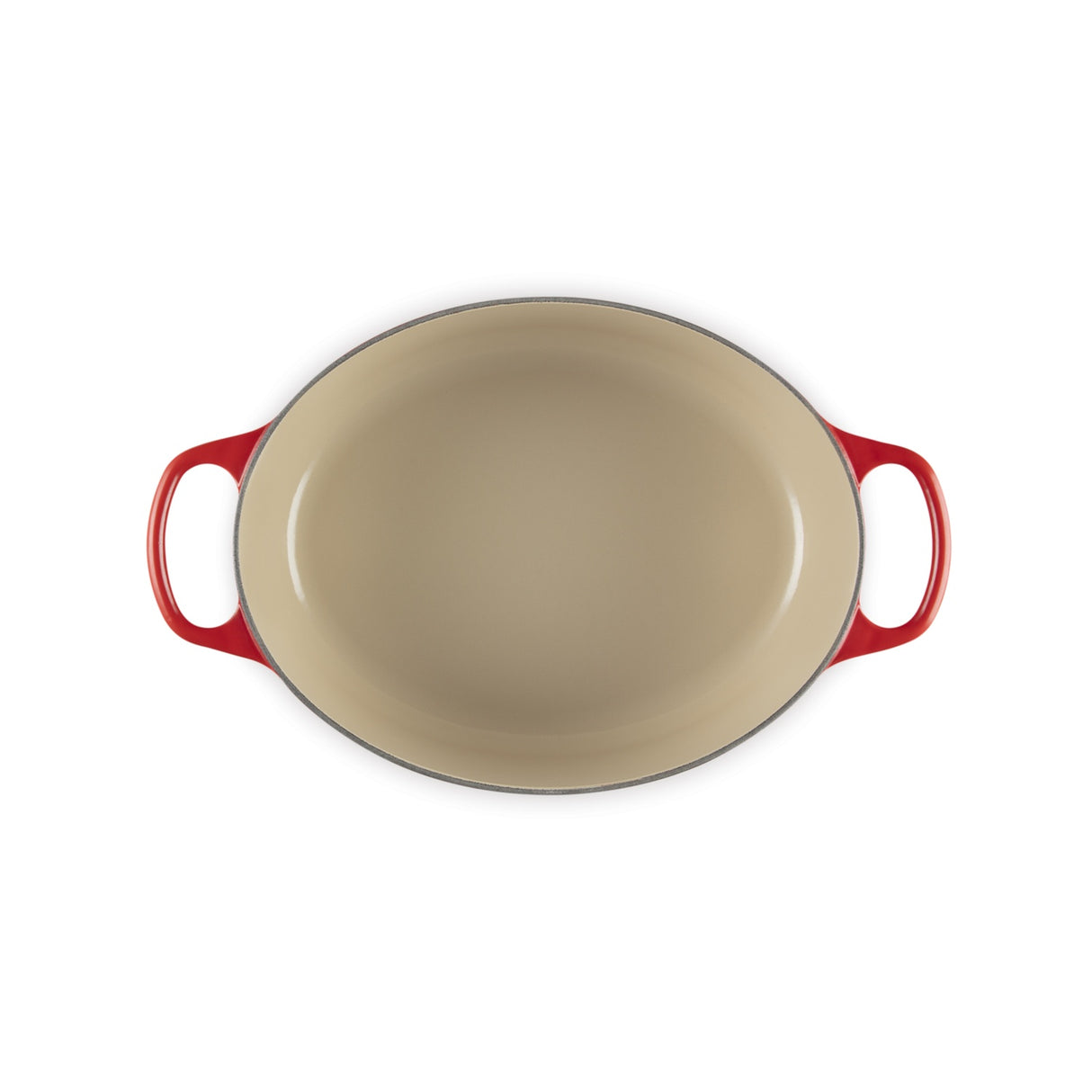 LE CREUSET Oval Cocotte Evolution 29cm Cherry Glazed Cast Iron
