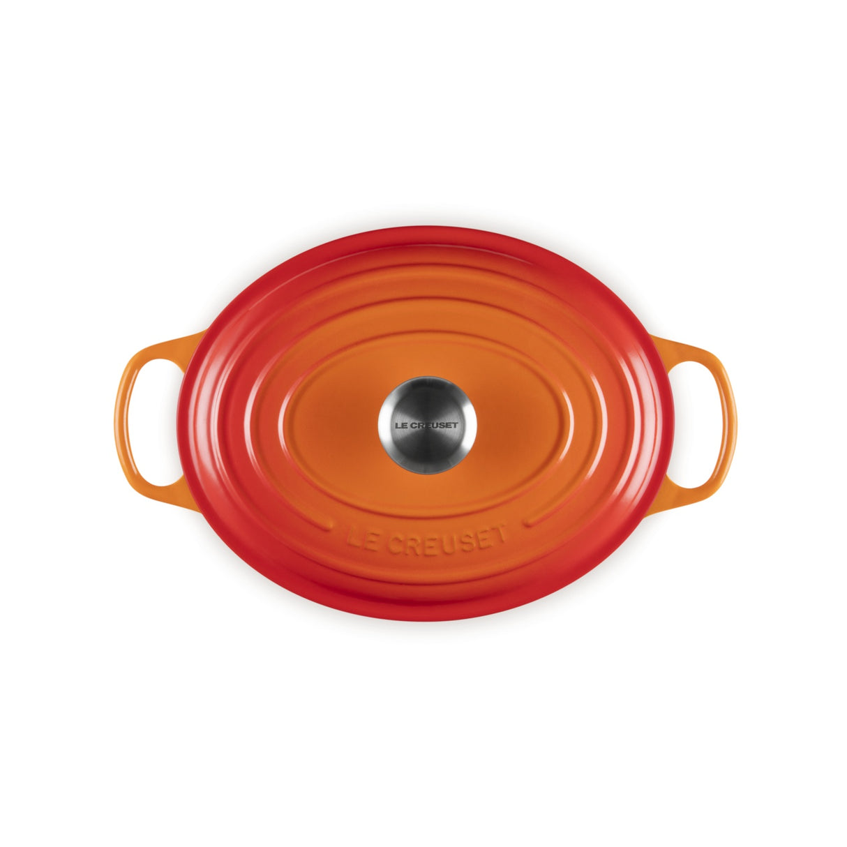 LE CREUSET Cocotte Ovale Evolution 29cm Arancio Ghisa Vetrificata