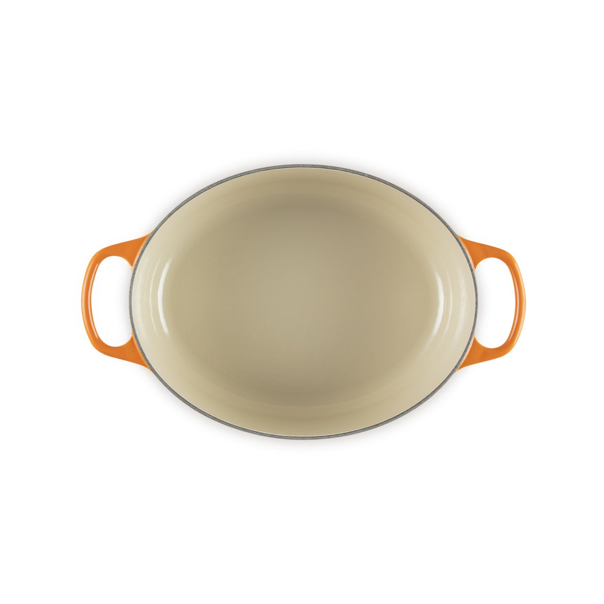 LE CREUSET Cocotte Ovale Evolution 29cm Arancio Ghisa Vetrificata