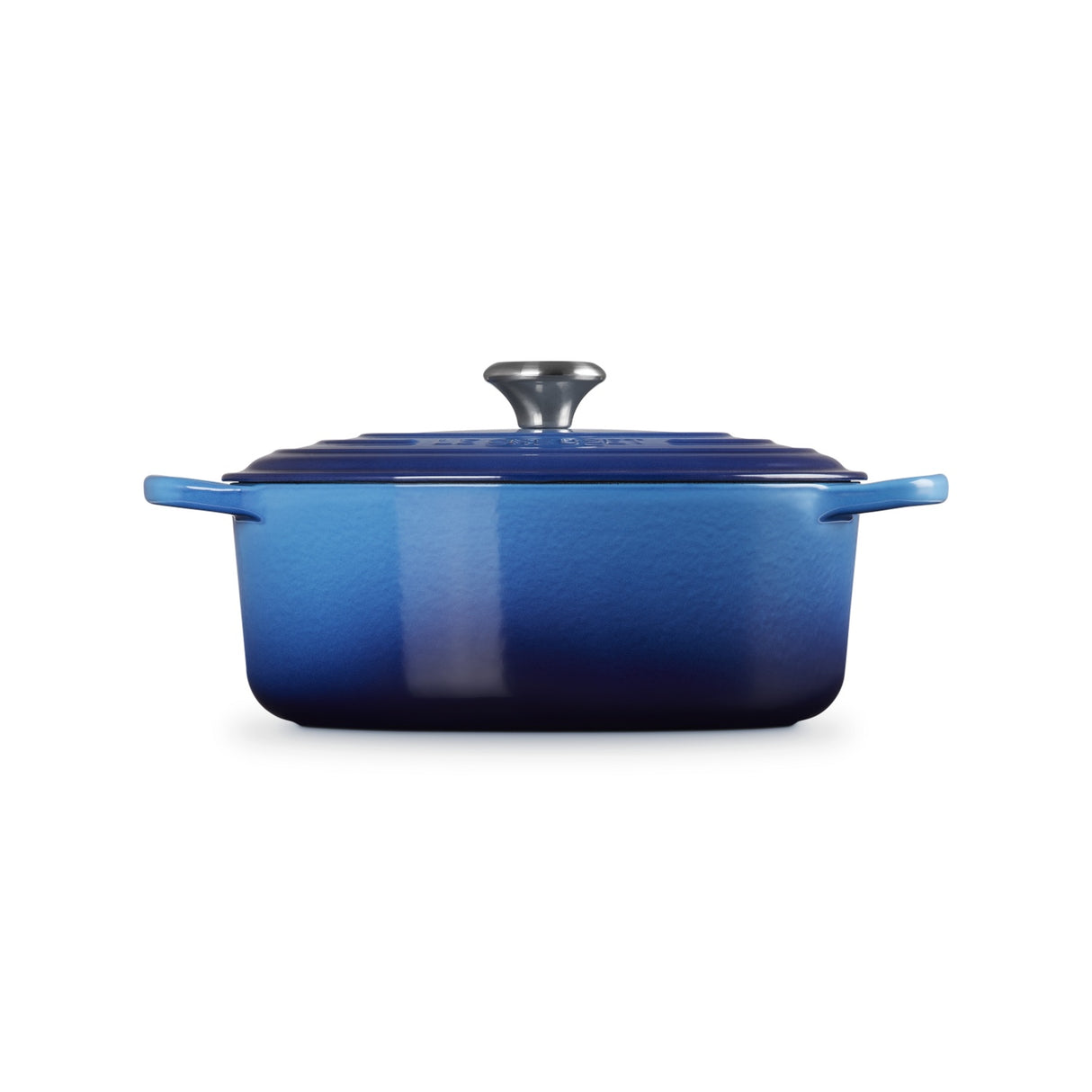 LE CREUSET Cocotte Ovale Evolution 29cm Azure Blu Ghisa Vetrificata