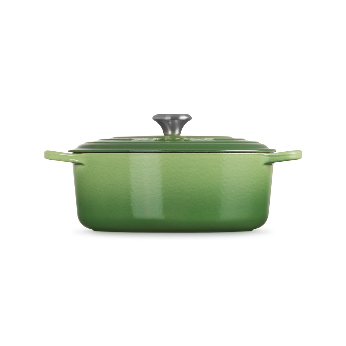 LE CREUSET Cocotte Ovale Evolution 29cm Verde Bamboo Ghisa Vetrificata