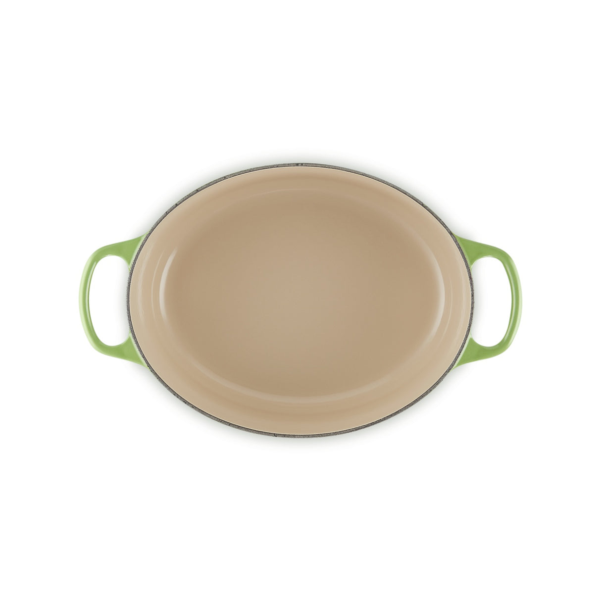 LE CREUSET Cocotte Ovale Evolution 29cm Verde Bamboo Ghisa Vetrificata