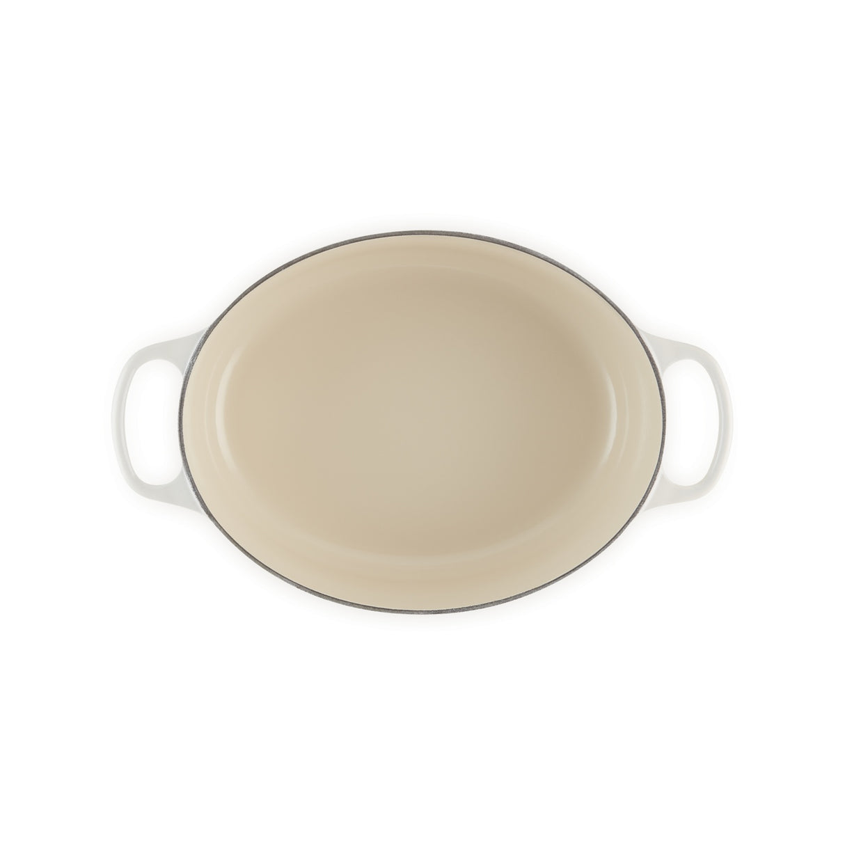 LE CREUSET Cocotte Ovale Evolution 29cm Meringa Ghisa Vetrificata