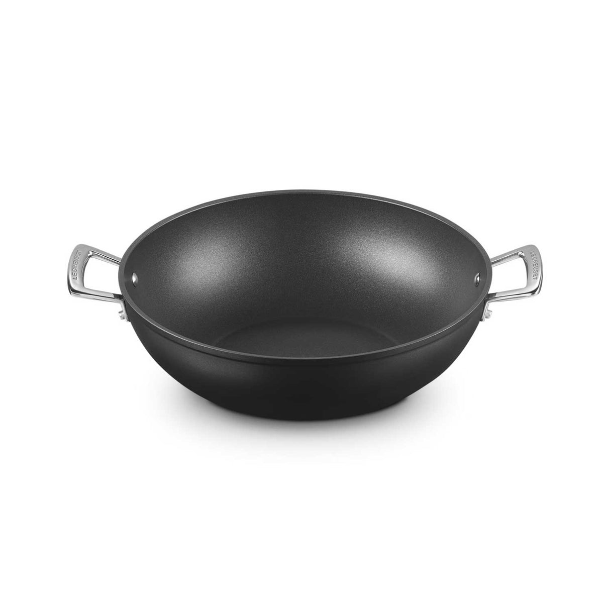 LE CREUSET Padella Antiaderente Wok Due Manici 32cm Alluminio