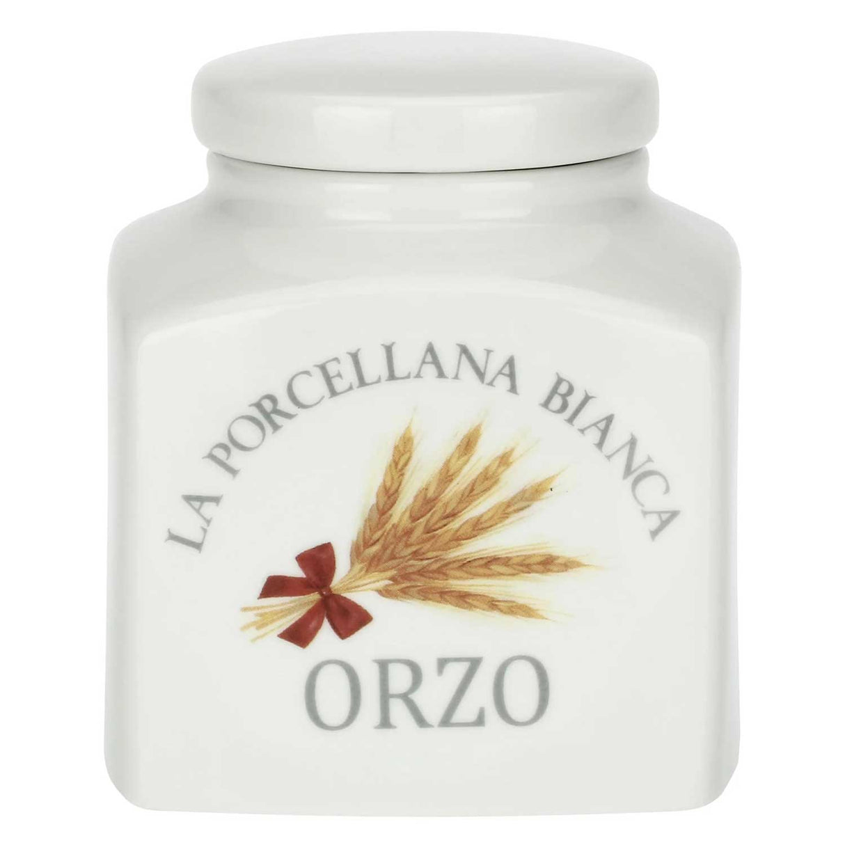 LA PORCELAINA BIANCA Conserve Deco Barley Jar 500cc