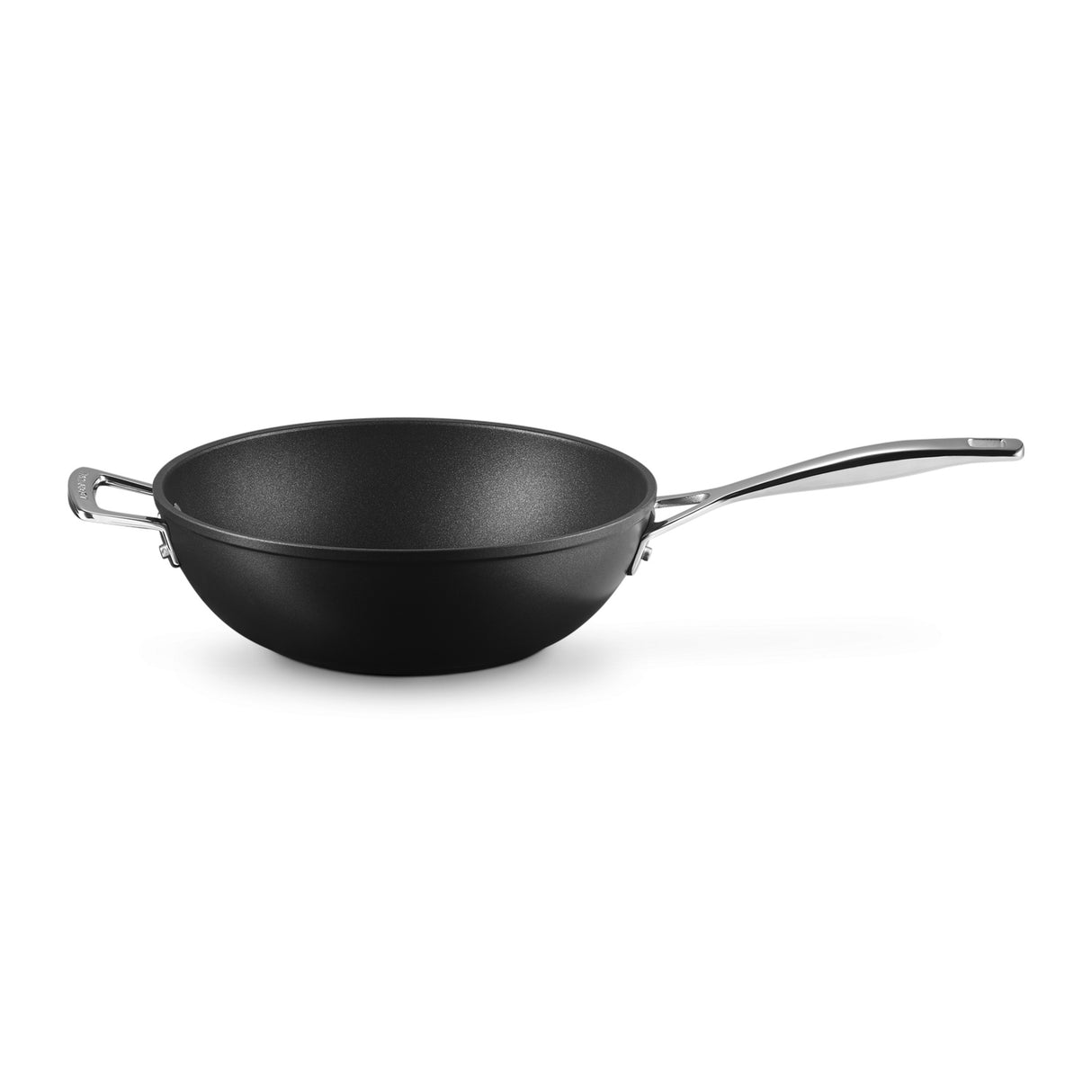 LE CREUSET Non-Stick Wok Pan with Long Handle 26cm Aluminium
