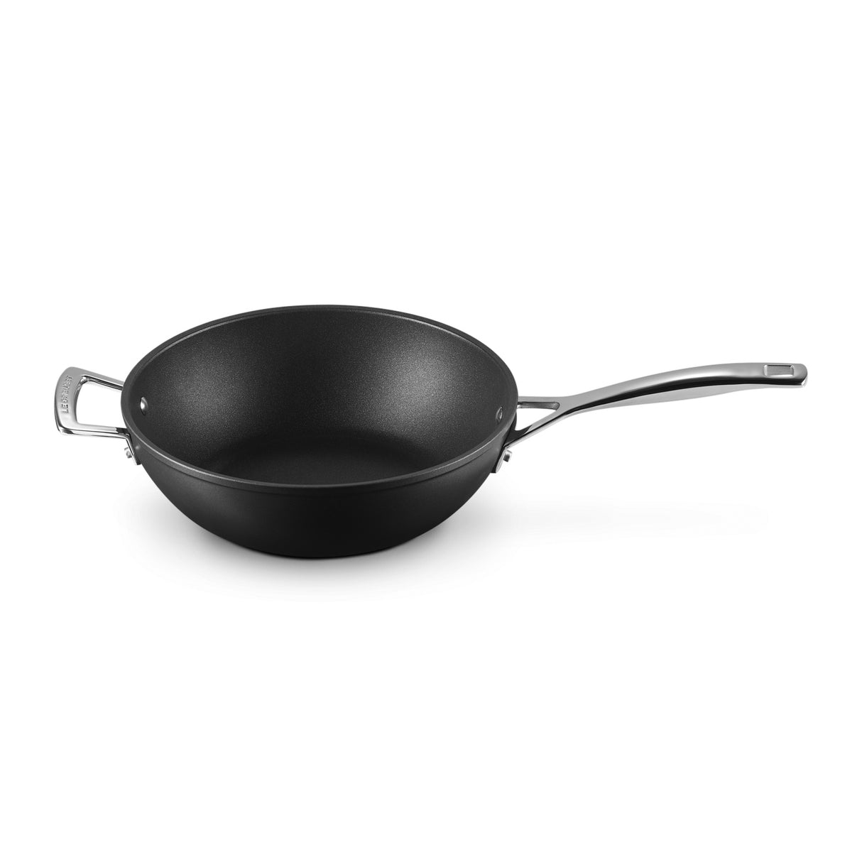 LE CREUSET Non-Stick Wok Pan with Long Handle 26cm Aluminium