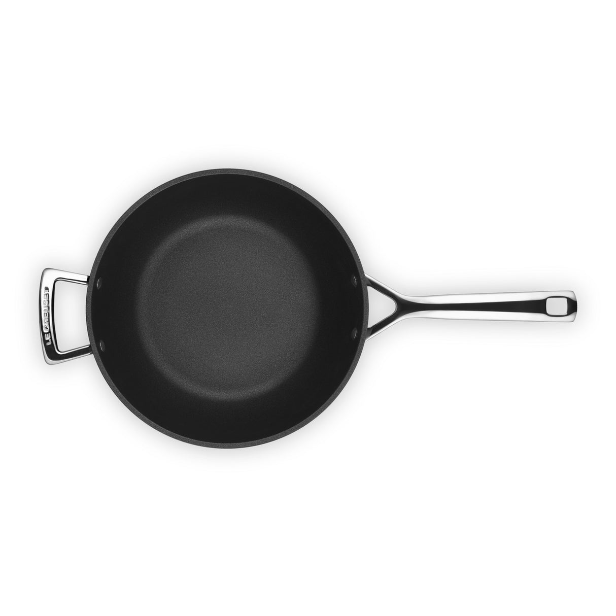 LE CREUSET Non-Stick Wok Pan with Long Handle 26cm Aluminium