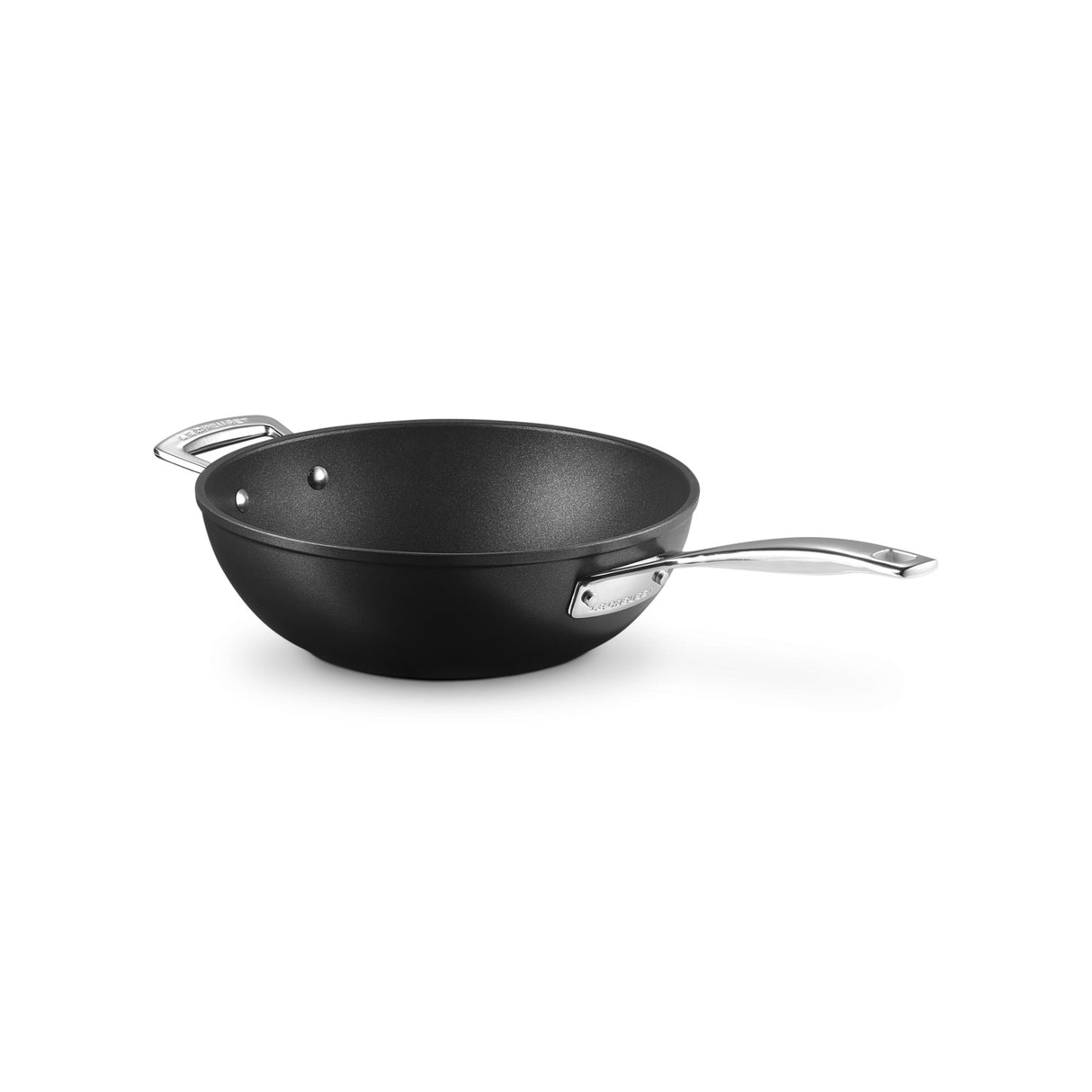 LE CREUSET Non-Stick Wok Pan with Long Handle 26cm Aluminium