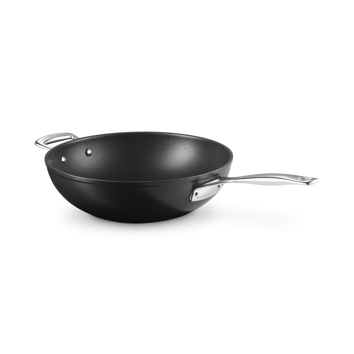 LE CREUSET Non-Stick Wok Pan with Long Handle 30cm Aluminium