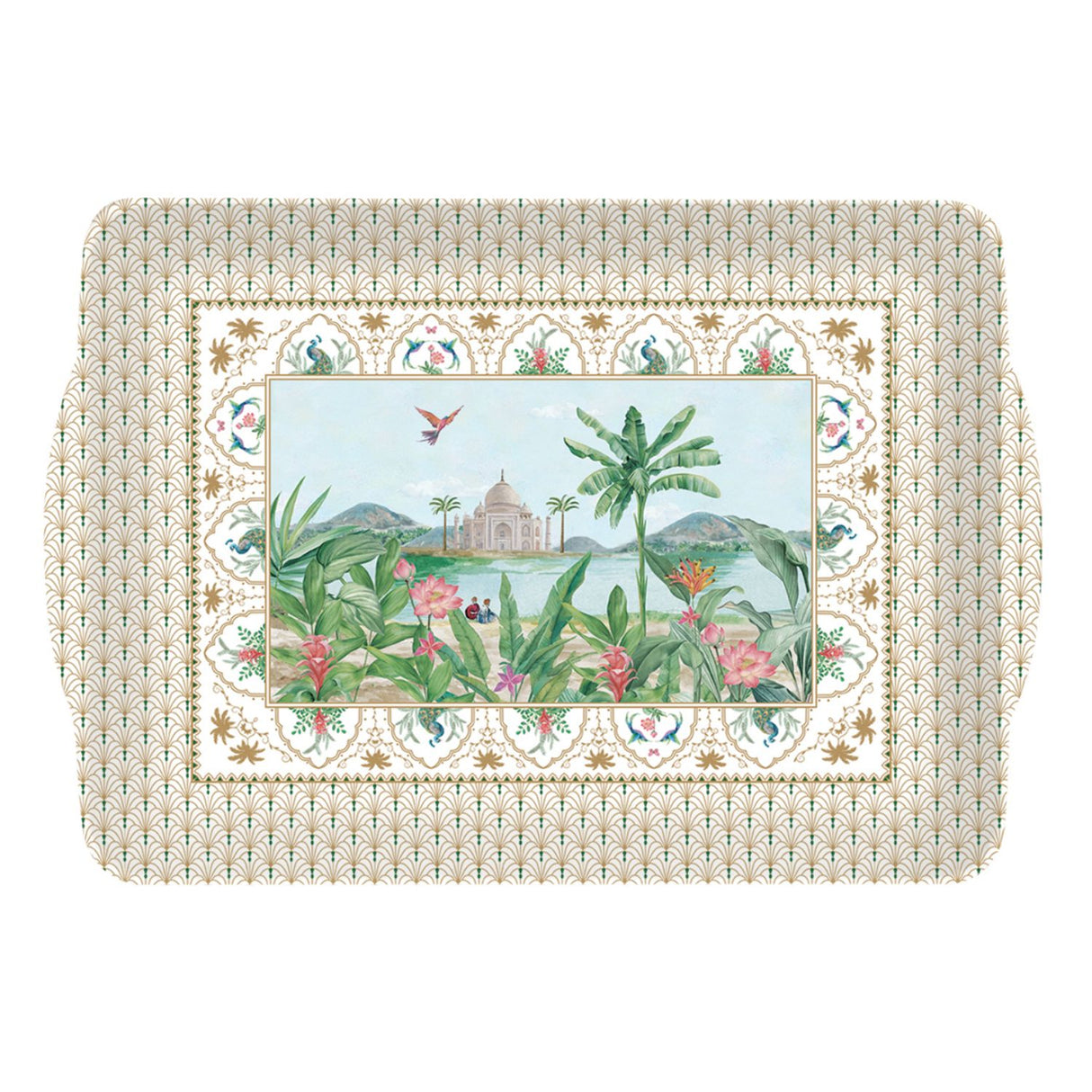 EASY LIFE Paradise Sauvage Tray with Handles 46x32cm Melamine