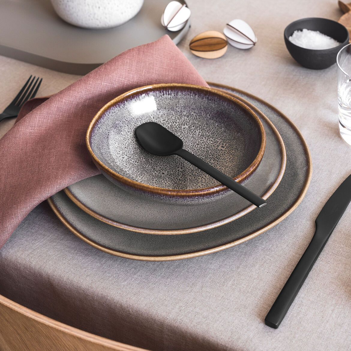 VILLEROY & BOCH Lave Beige Piatto Piano 28cm Terracotta