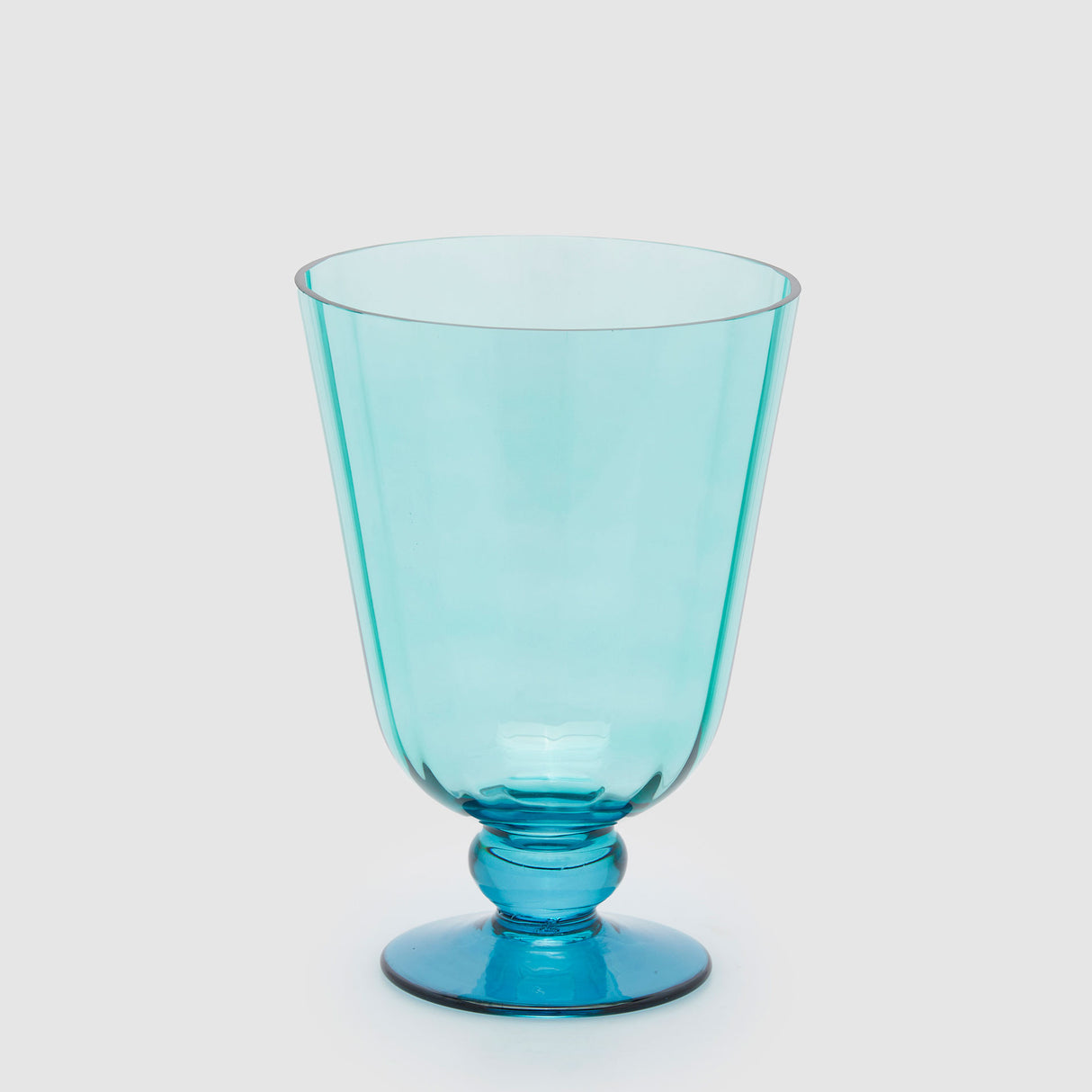 EDG Enzo De Gasperi Vaso Righe 21x15cm Azzurro Righe